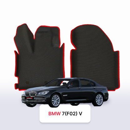 Car mats EVAMATS for BMW 7 (F02) 5 gen 2008-2015 year SEDAN LONG
