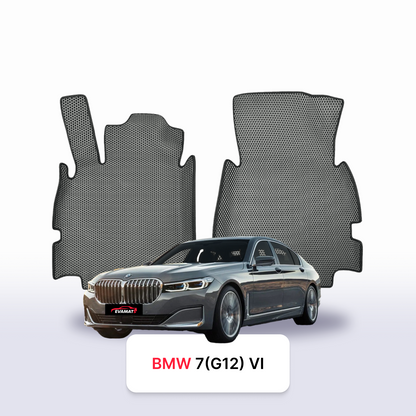 Car mats EVAMATS for BMW 7 (G12) 6 gen 2015-2022 year SEDAN LONG