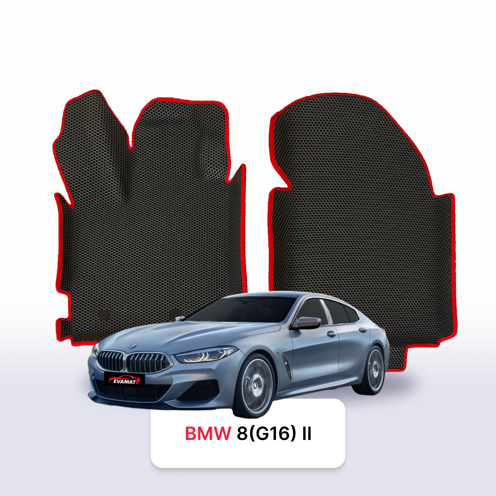 Car mats EVA for BMW 8 (G16) 2 gen 2018-2026 year GRAN COUPE SEDAN