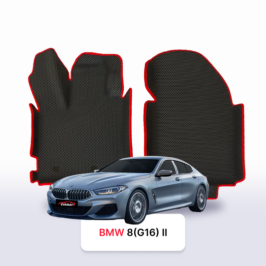 Car mats EVAMATS for BMW 8 (G16) 2 gen 2018-2025 year GRAN COUPE SEDAN