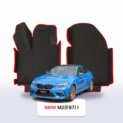 Car mats EVAMATS for BMW M2(F87) 1 gen 2013-2021 year COUPE