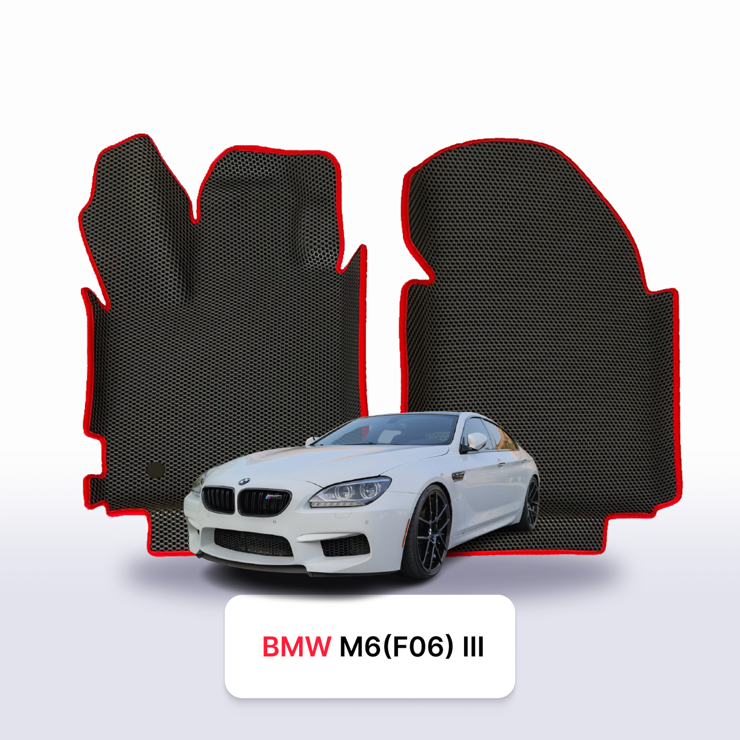 Car mats EVAMATS for BMW M6(F06 Gran Coupe) 3 gen 2012-2018 year SEDAN