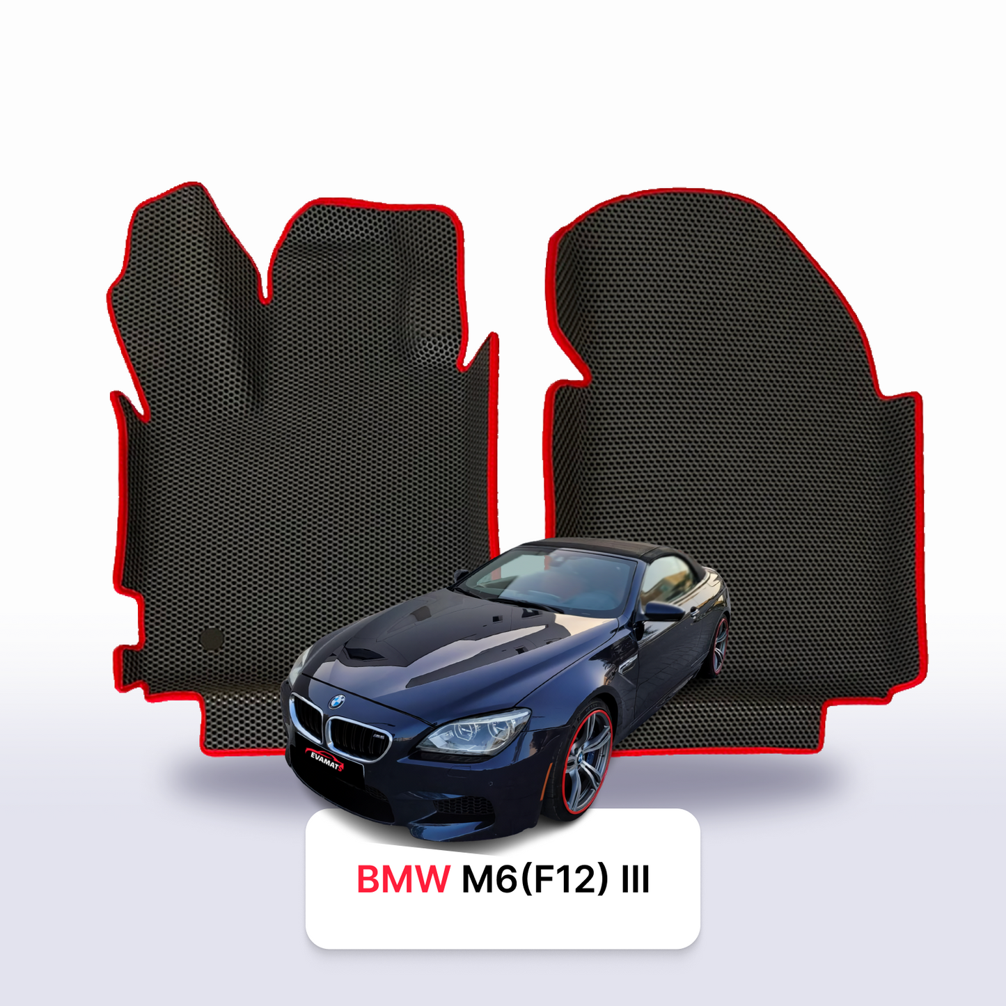 Car mats EVA for BMW M6(F12) 3 gen 2012-2019 year CABRIO