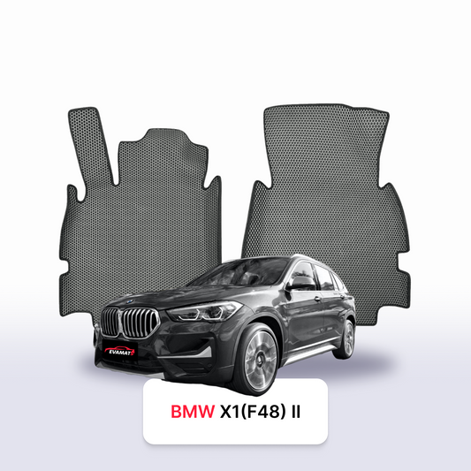 Car mats EVAMATS for BMW X1(F48) 2 gen 2019-2023 year SUV LONG