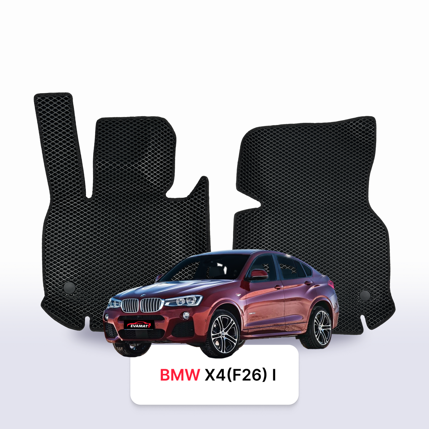 Car mats EVAMATS for BMW X4(F26) 1 gen 2014-2018 year SUV