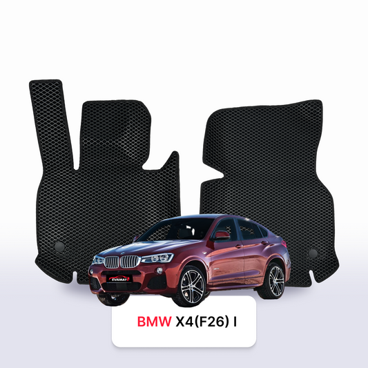 Car mats EVAMATS for BMW X4(F26) 1 gen 2014-2018 year SUV