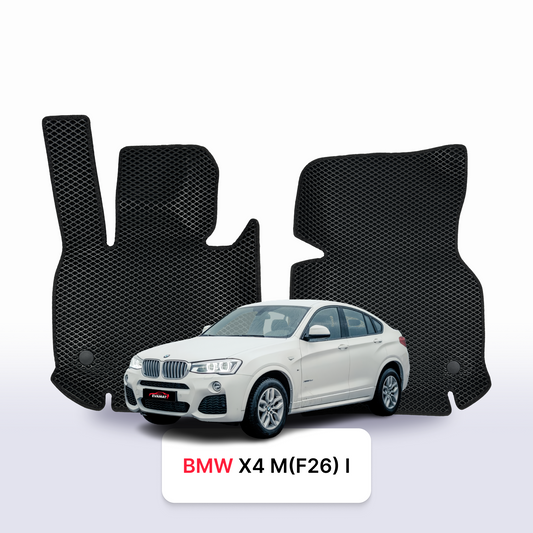 Car mats EVAMATS for BMW X4 M(F26) 1 gen 2014-2018 year SUV