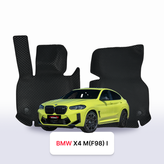 Car mats EVAMATS for BMW X4 M (F98) 1 gen 2018-2025 year SUV