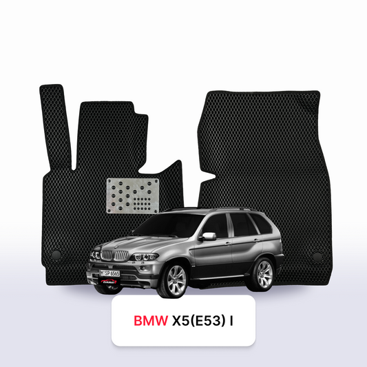 Car mats EVAMATS for BMW X5 (E53) 1 gen 1999-2006 year SUV