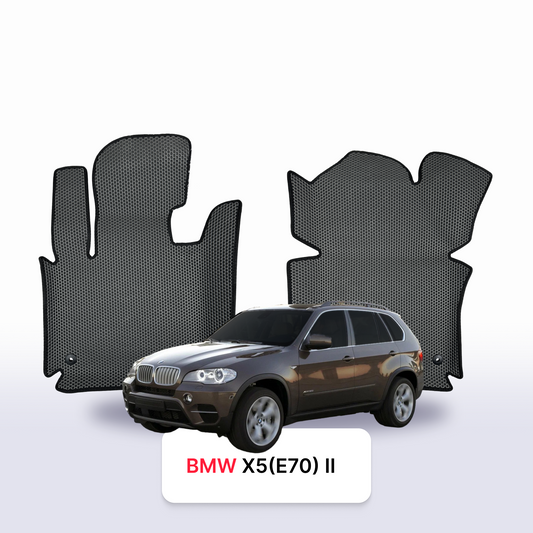 Car mats EVAMATS for BMW X5(E70) 2 gen 2006-2013 year SUV 7 seater
