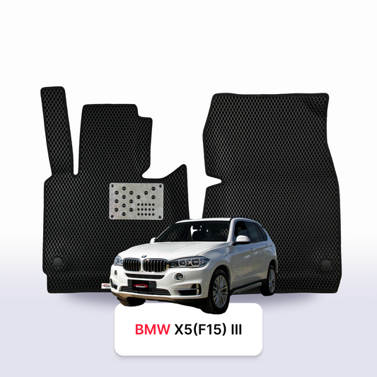 Car mats EVAMATS for BMW X5 (F15) 3 gen 2013-2018 year SUV 5 seater