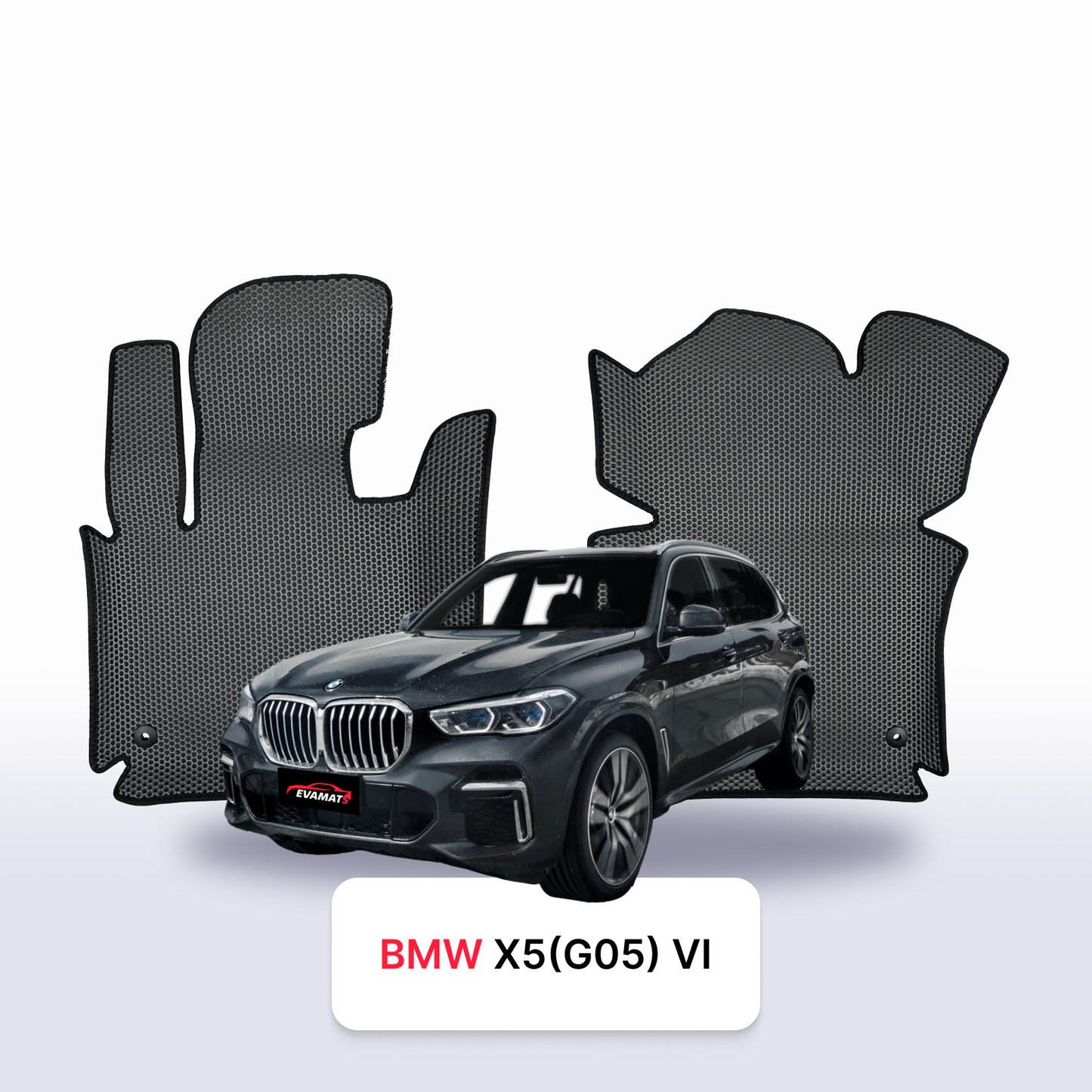 Car mats EVAMATS for BMW X5(G05) 4 gen 2018-2025 year SUV Long 7 seater