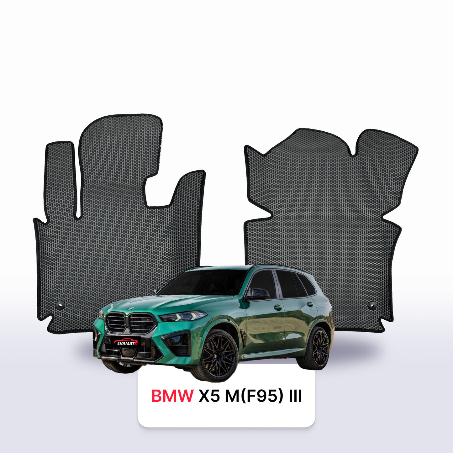 Car mats EVAMATS for BMW X5 M(F95) 3 gen 2019-2025 year SUV 7 seater