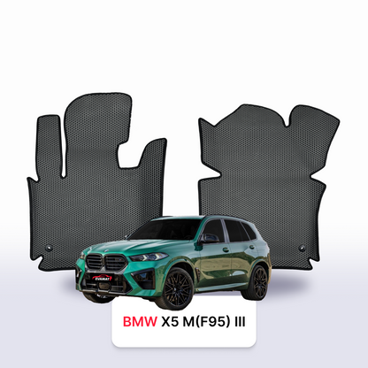 Car mats EVAMATS for BMW X5 M(F95) 3 gen 2019-2025 year SUV 7 seater