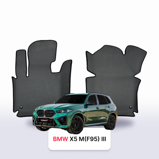 Car mats EVAMATS for BMW X5 M(F95) 3 gen 2019-2025 year SUV 7 seater