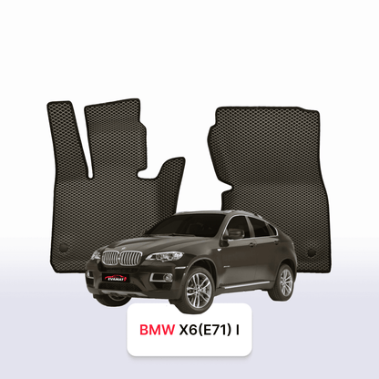 Car mats EVAMATS for BMW X6 (E71) 1 gen 2007-2014 year SUV