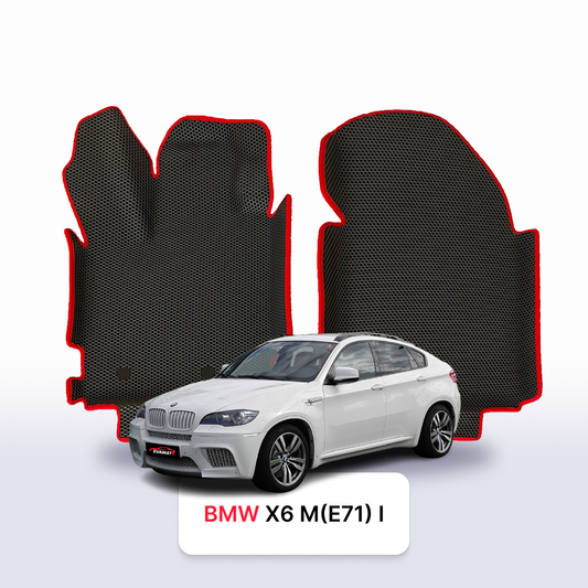 Car mats EVAMATS for BMW X6 M(E71) 1 gen 2008-2014 year SUV