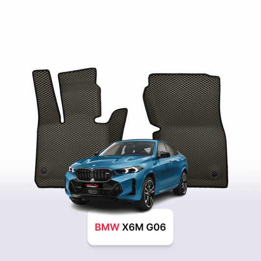 Car mats EVAMATS for BMW X6 M(G06) 3 gen 2019-2025 year SUV