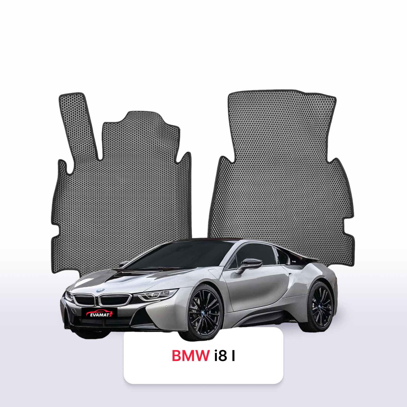 Car mats EVAMATS for BMW i8 1 gen 2014-2020 year COUPE