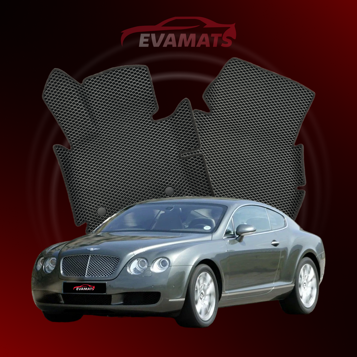 Tappetini per auto EVAMATS per Bentley Continental GT 1 gen 2003-2011 anno COUPE