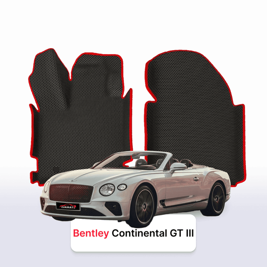 Car mats EVAMATS for Bentley Continental GT 3 gen 2017-2025 year CABRIO