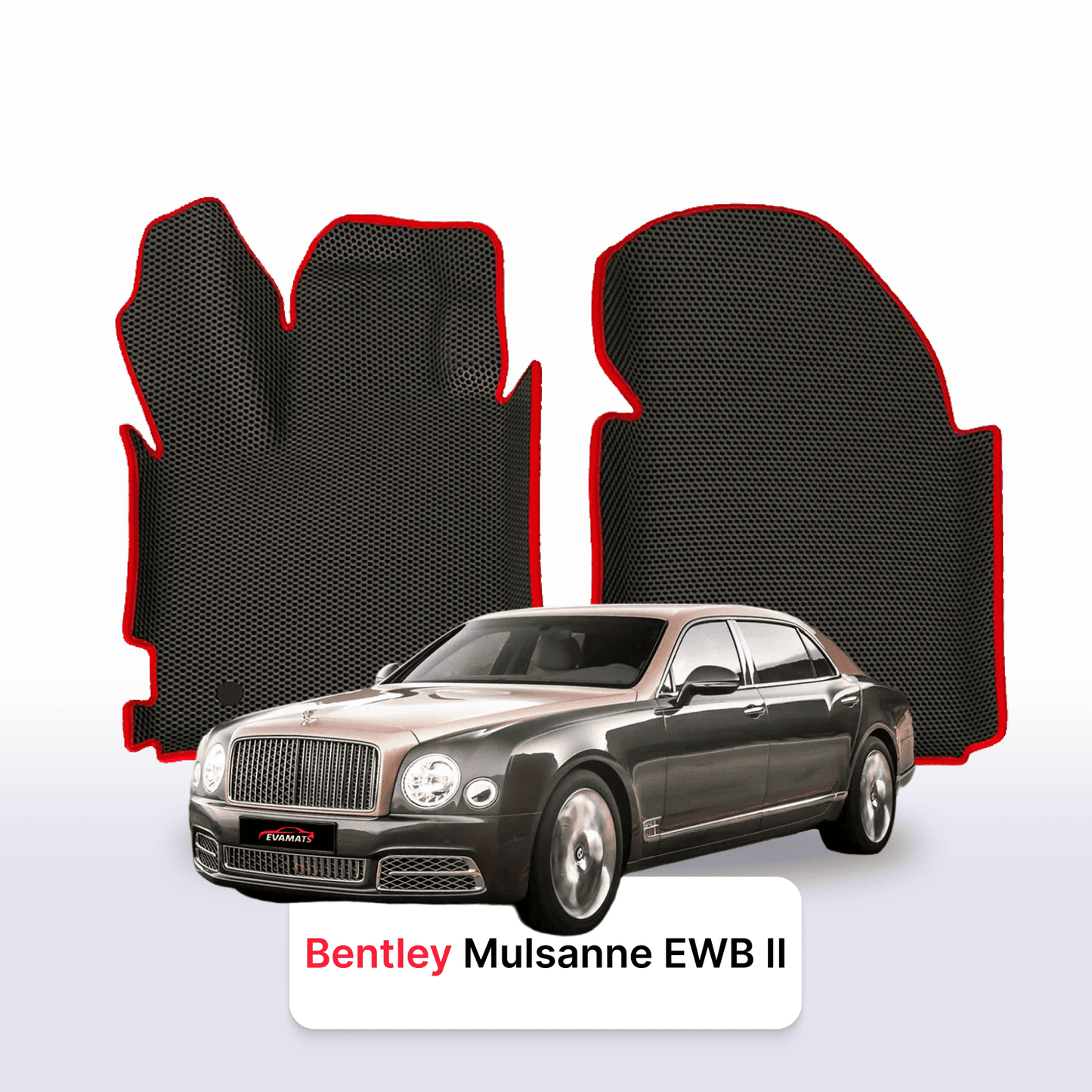 Car mats EVAMATS for Bentley Mulsanne EWB 2 gen 2010-2020 year SEDAN