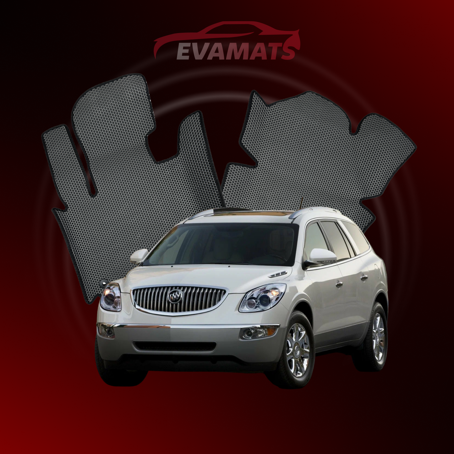 Car mats EVAMATS for Buick Enclave 1 gen 2007-2017 year SUV