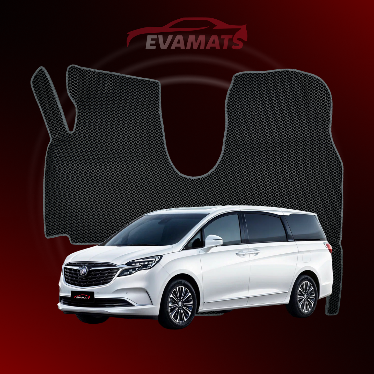 Tappetini per auto EVAMATS per Buick GL8(ES) 3 gen 2017-2022 anno MINIVAN