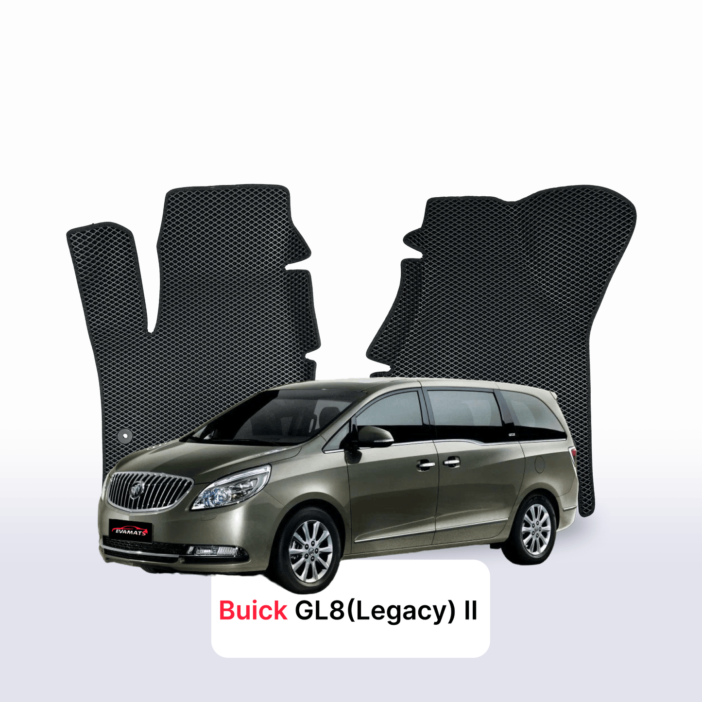 Car mats EVAMATS for Buick GL8(Legacy) 2 gen 2010-2017 year MINIVAN