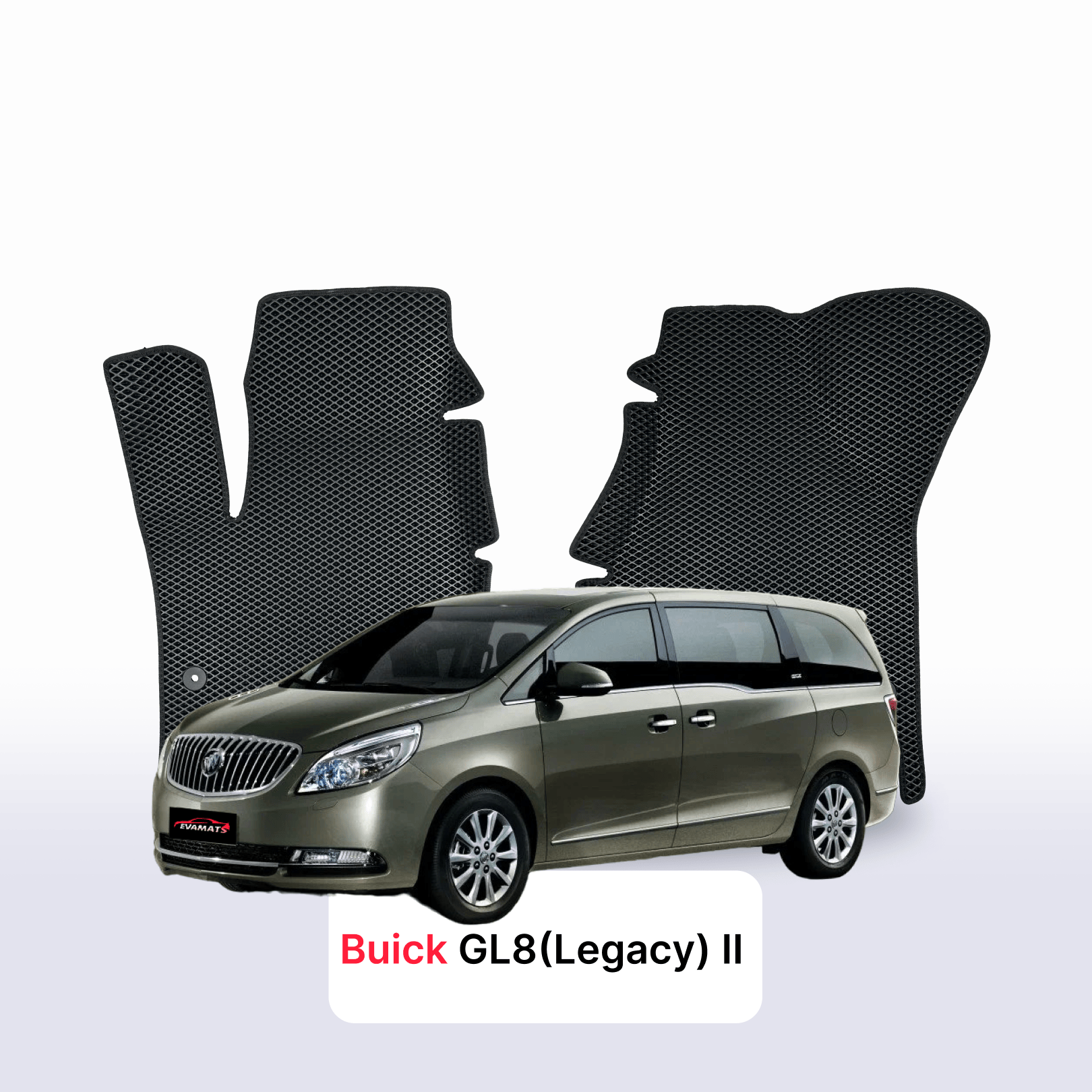 Car mats EVAMATS for Buick GL8(Legacy) 2 gen 2010-2017 year MINIVAN