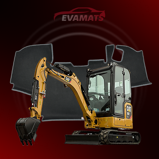 Car mats EVAMATS for CAT 302 CR 1 gen 2019-2023 year DIGGER