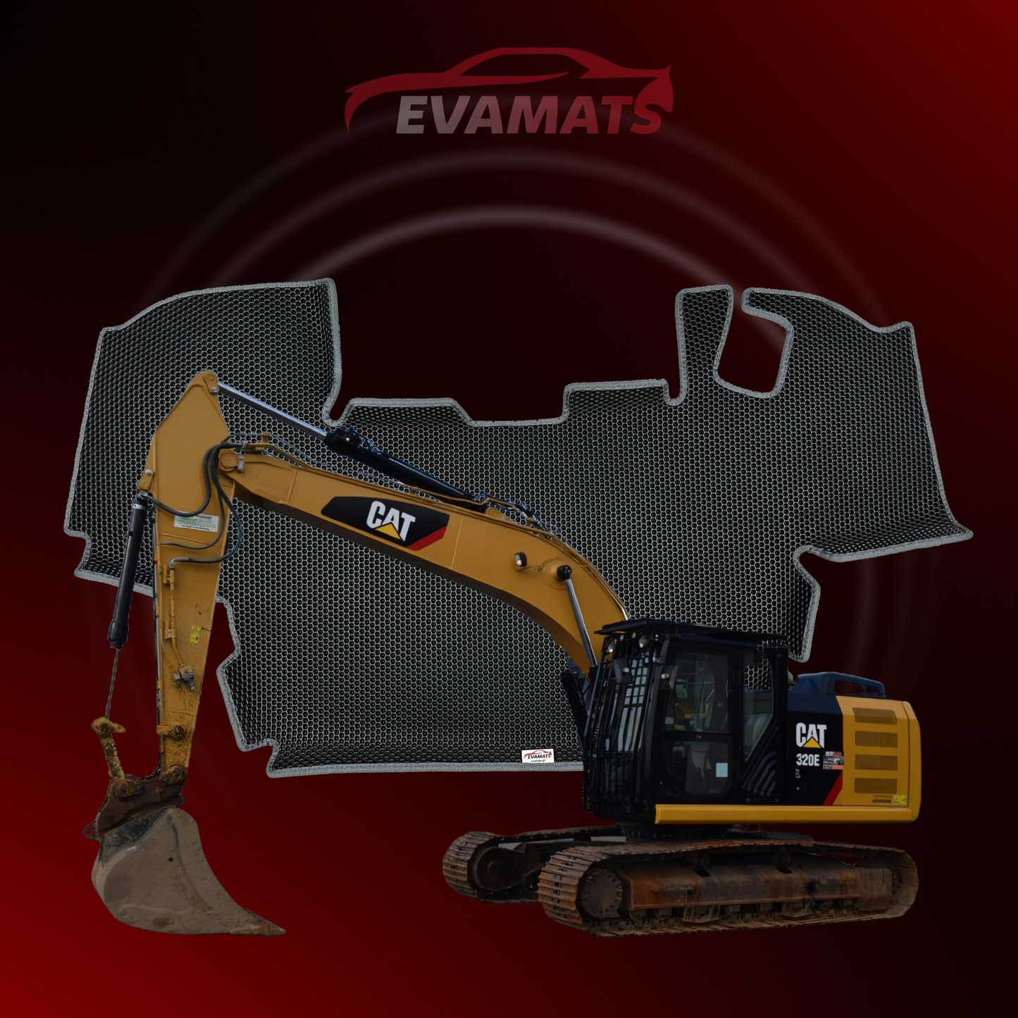 Autokoberce EVAMATS pro CAT 320E 1 gen 2012-2018 rok DIGGER