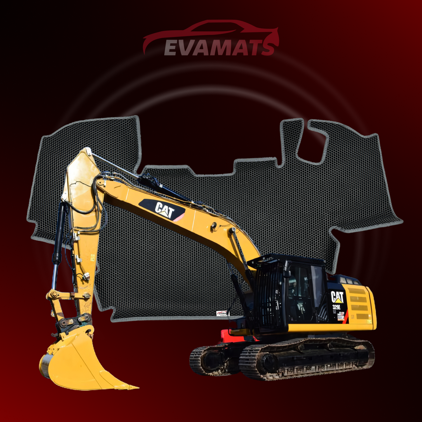 Autokoberce EVAMATS pre CAT 329E 1 gen 2011-2023 ročník DIGGER