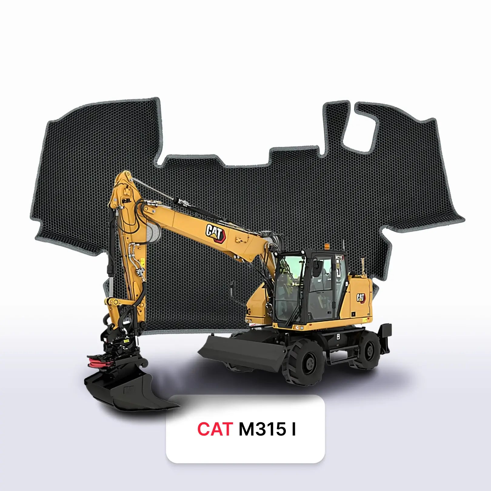 Car mats EVAMATS for CAT M315 1 gen 2021-2027 year DIGGER