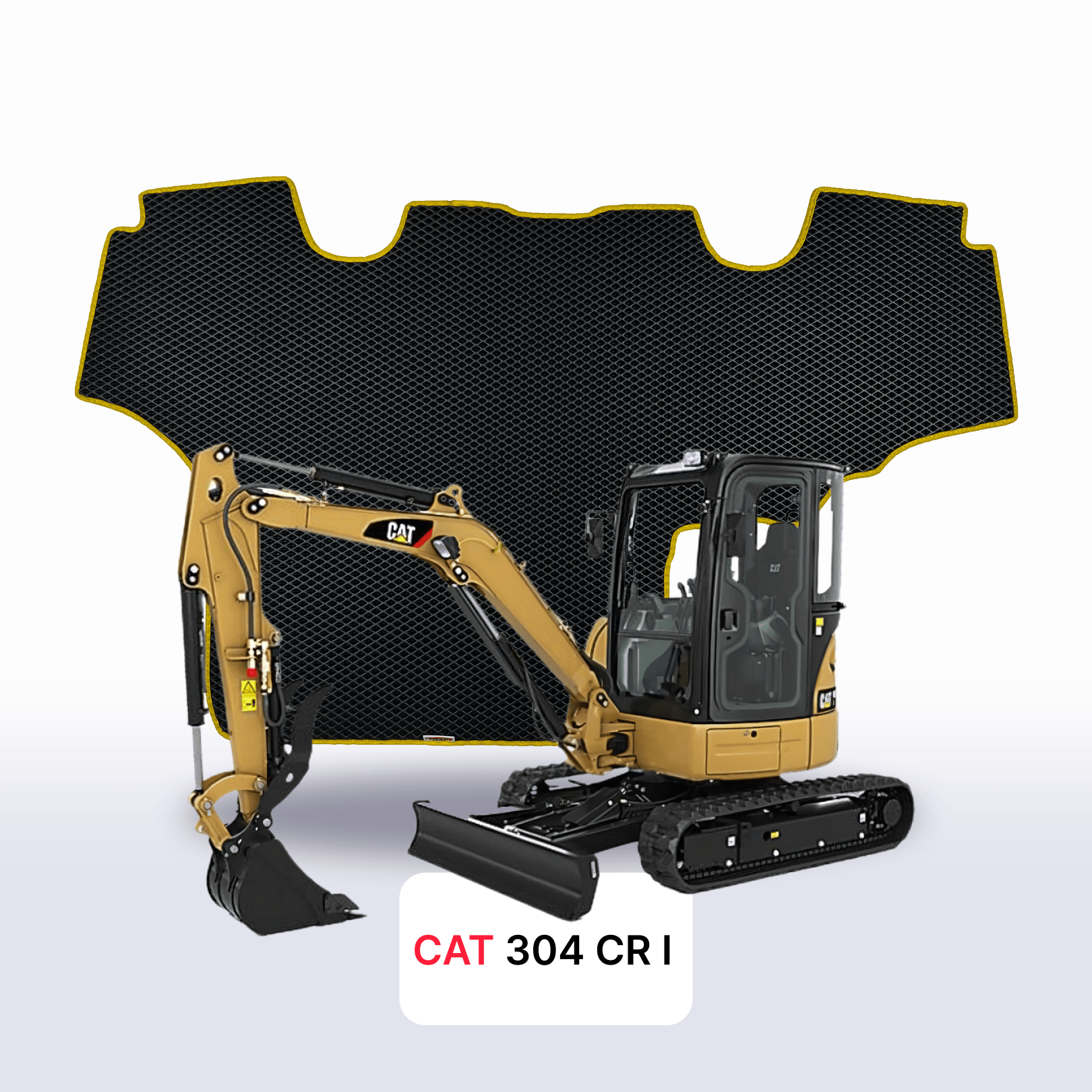 Car mats EVA for CAT 304 CR 1 gen 2002-2006 year DIGGER