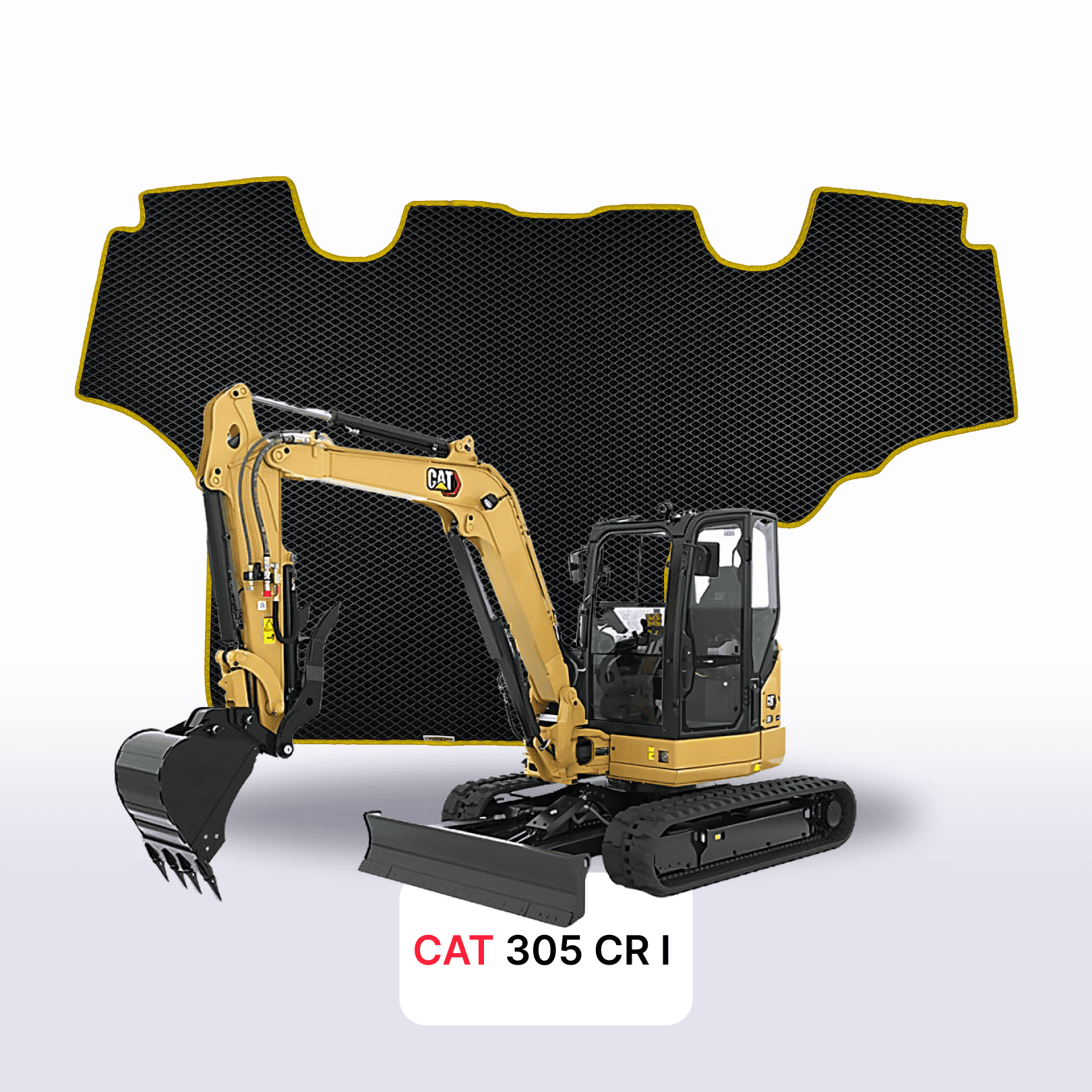 Car mats EVA for CAT 305 CR 1 gen 2003-2006 year DIGGER