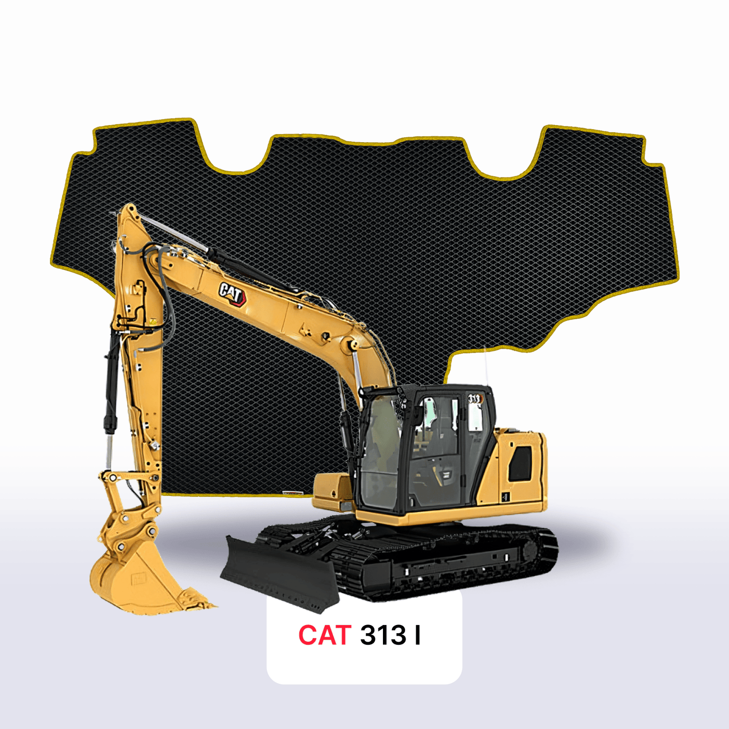 Car mats EVAMATS for CAT 313 1 gen 2007-2028 year DIGGER