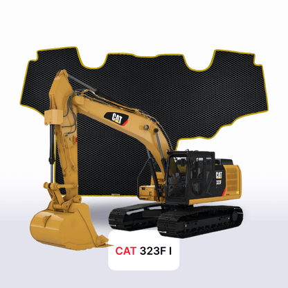 Car mats EVAMATS for CAT 323F 1 gen 2016-2019 year DIGGER