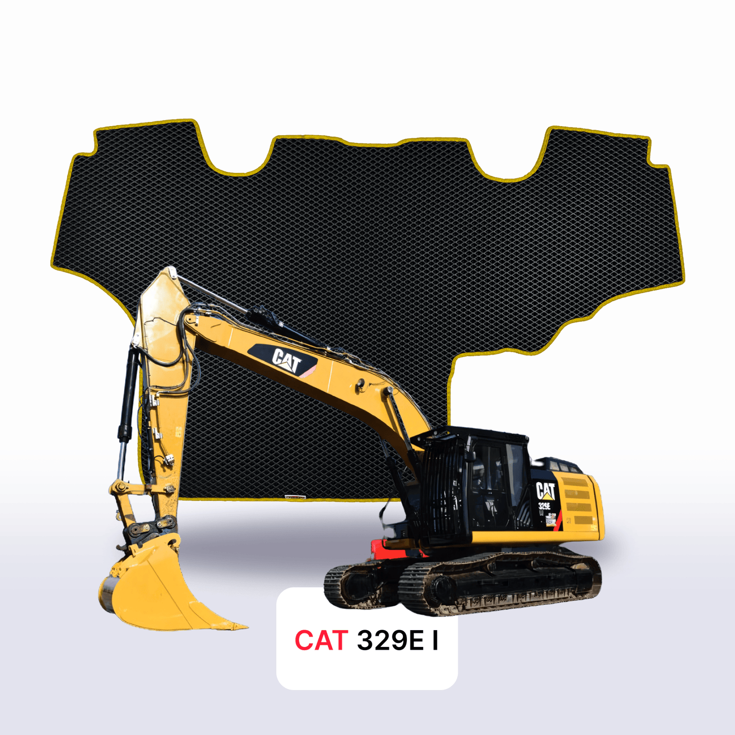 Car mats EVAMATS for CAT 329E 1 gen 2011-2023 year DIGGER