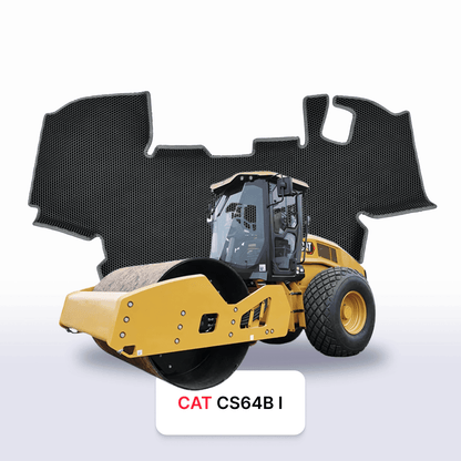 Car mats EVAMATS for CAT CS64B 1 gen 2013-2020 year ROAD ROLLER