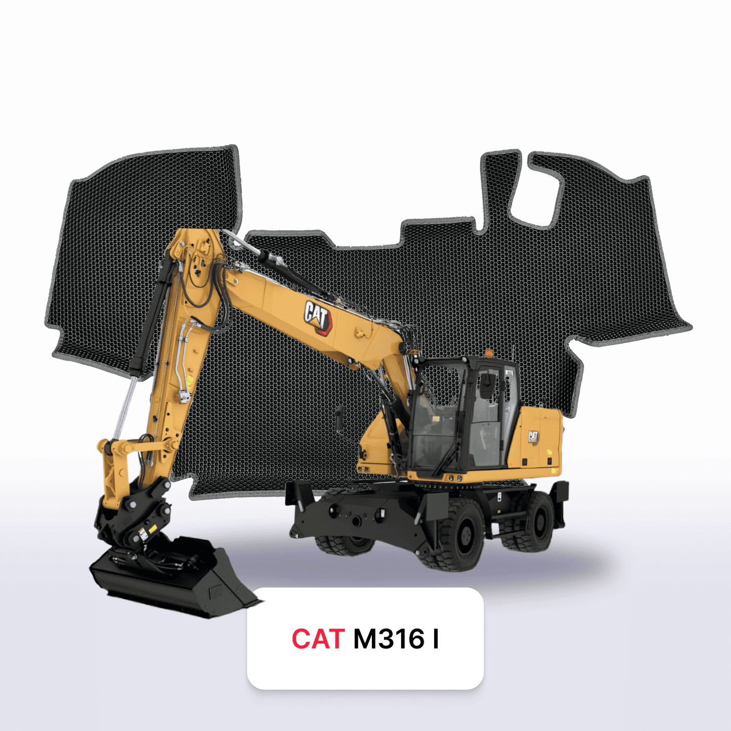 Car mats EVAMATS for CAT M316 1 gen 2020-2028 year DIGGER