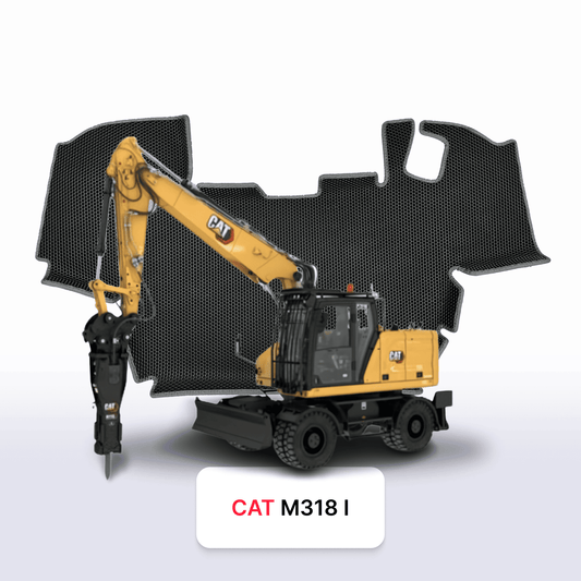 Car mats EVAMATS for CAT M318 1 gen 2020-2028 year DIGGER