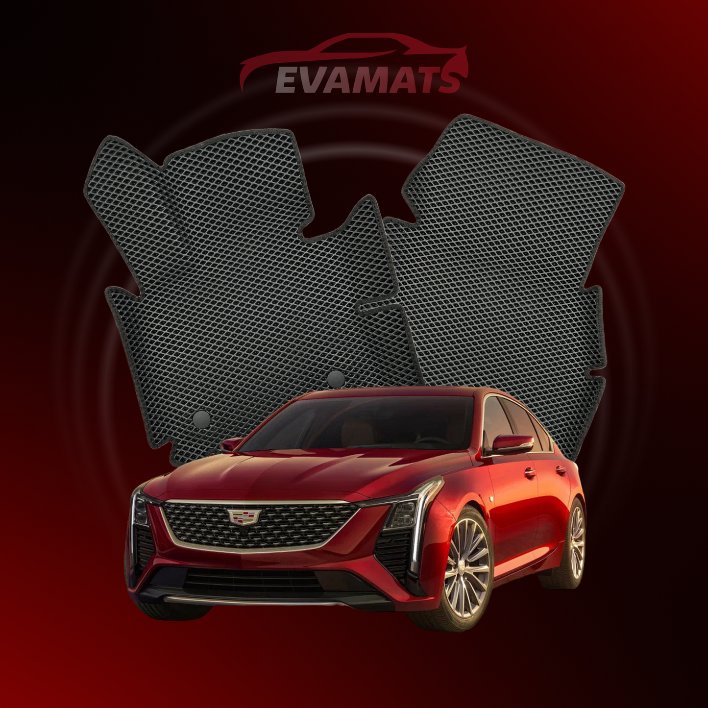 Alfombrillas EVAMATS para Cadillac CT5 1ª generación año 2019-2024 SEDAN