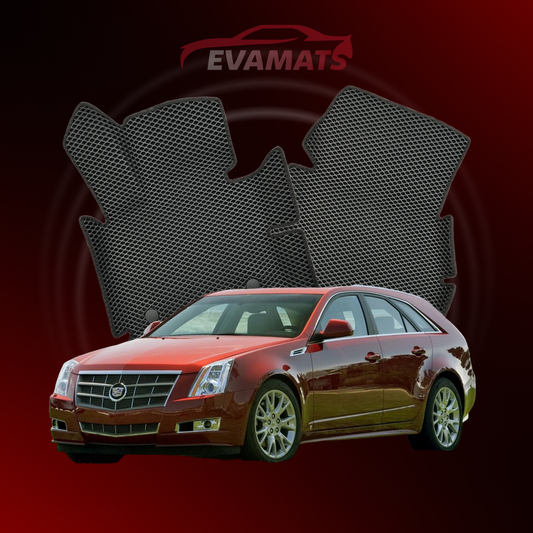 Car mats EVAMATS for Cadillac CTS 2 gen 2007-2014 year STATION WAGON