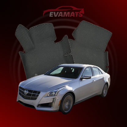 Alfombrillas de coche EVAMATS para Cadillac CTS 3ª generación año 2013-2019 SEDAN