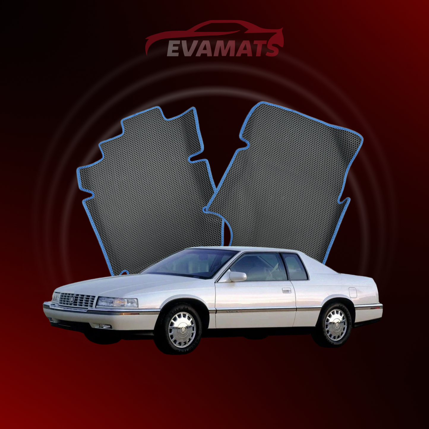 Alfombrillas de coche EVAMATS para Cadillac Eldorado 12 gen 1992-2002 año COUPE