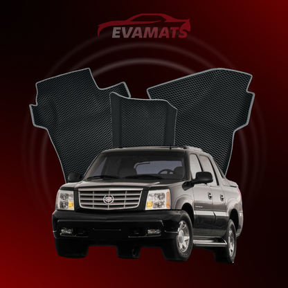 Alfombrillas de coche EVAMATS para Cadillac Escalade 2ª generación año 2001-2006 PICK-UP cabina doble