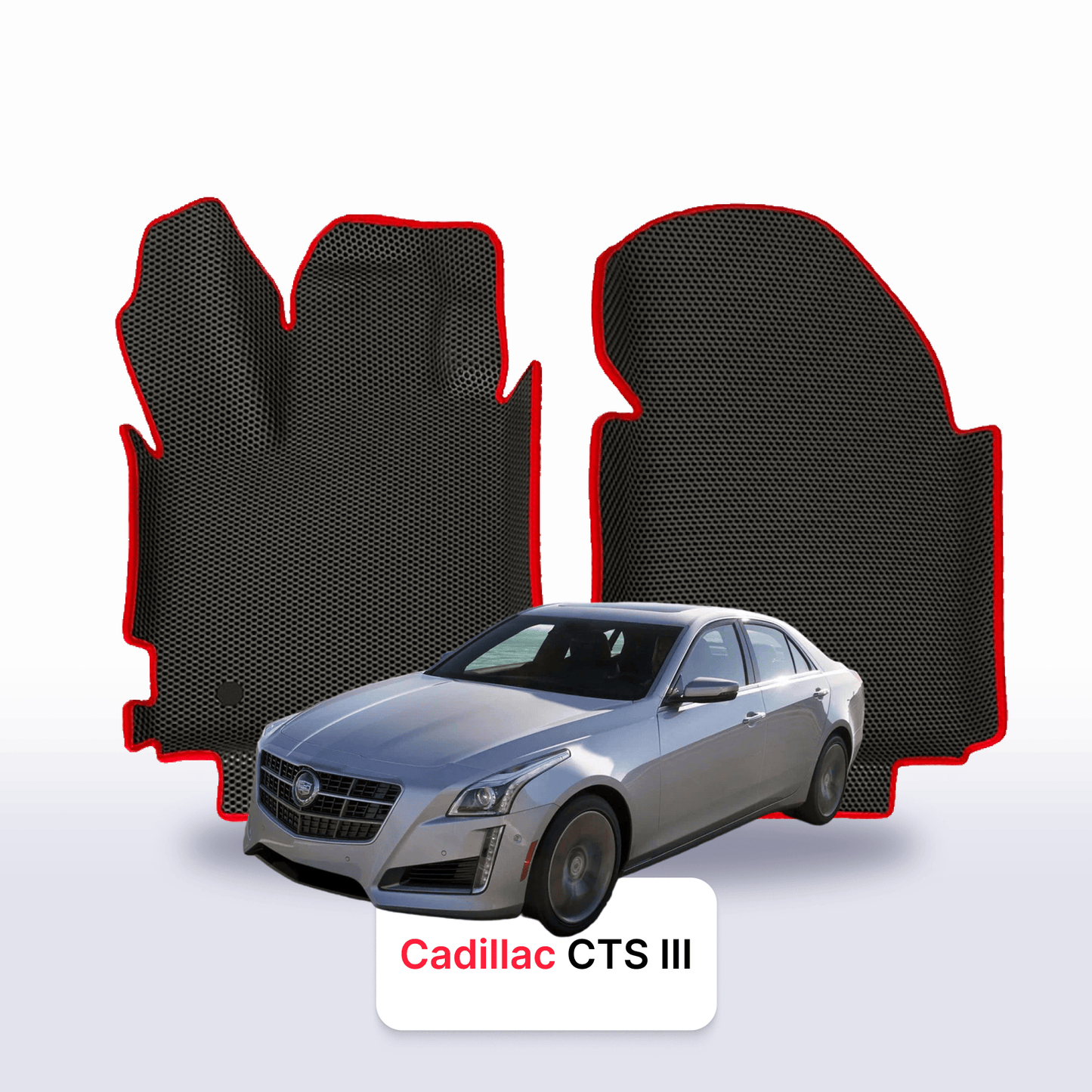 Car mats EVAMATS for Cadillac CTS 3 gen 2013-2019 year SEDAN