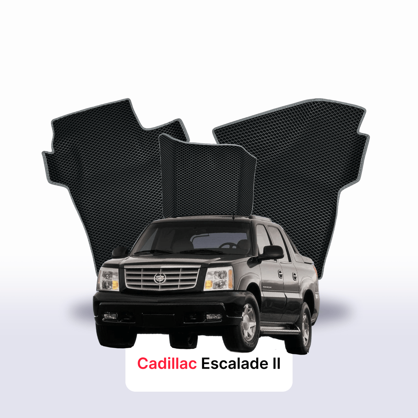 Car mats EVA for Cadillac Escalade 2 gen 2001-2006 year PICK-UP  double cabin