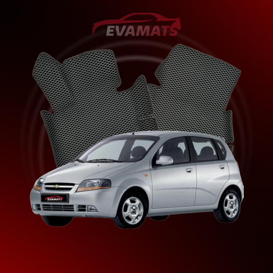 Autokoberce EVAMATS pro Chevrolet Aveo(T200) 1 gen 2002-2011 rok HATCHBACK 5dv.